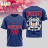 Washington Commanders United States Coast Guard 3D T-Shirt Washington Commanders United States Coast Guard 3D T-Shirt