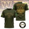Washington Commanders US Army Military Police Veteran 3D T-Shirt