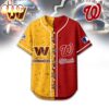 Washington Commanders - Washington Nationals Baseball Jersey Shirt Washington Commanders - Washington Nationals Baseball Jersey Shirt
