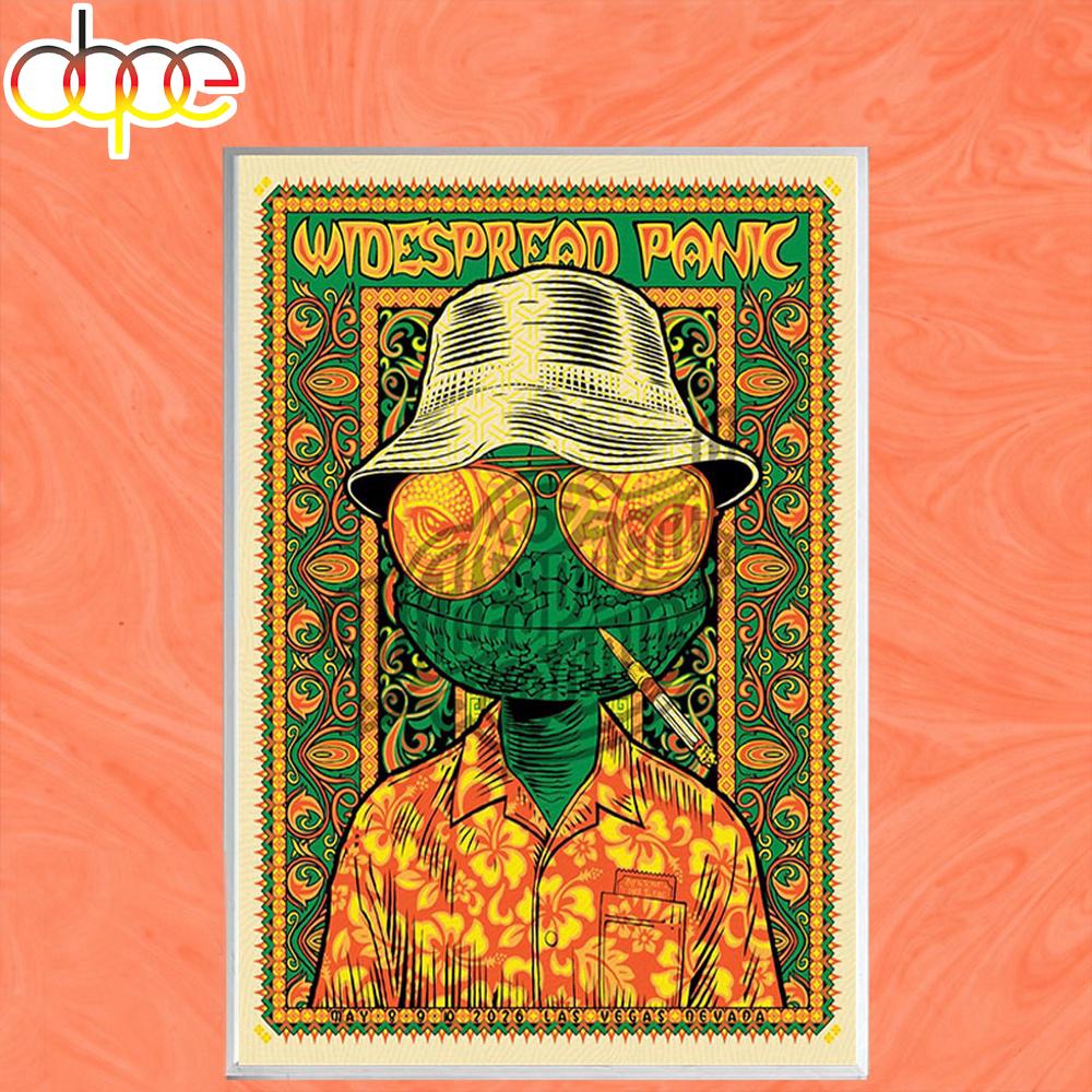 Widespread Panic May 8-10 2026 The Theater at Virgin Hotels Las Vegas Tour Poster Canvas