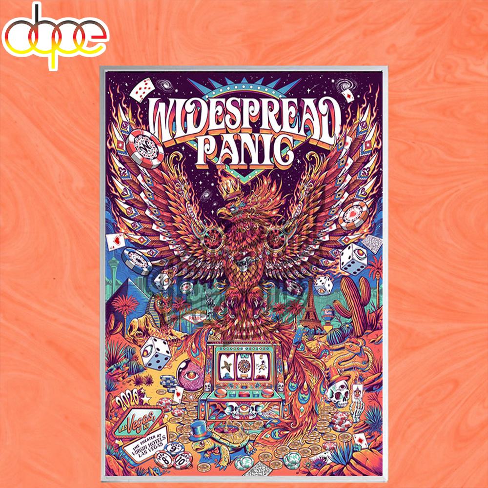 Widespread Panic May 8-10 2026 Virgin Hotels Las Vegas Concert Poster Canvas Widespread Panic May 8-10 2026 Virgin Hotels Las Vegas Concert Poster Canvas