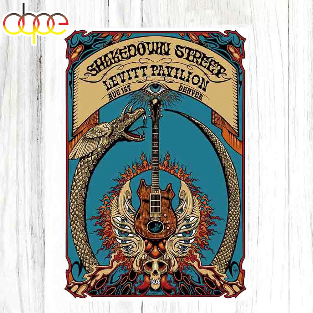 Limited Edition Shakedown Street August 1 2026 Denver CO Poster Canvas Limited Edition Shakedown Street August 1 2026 Denver CO Poster Canvas