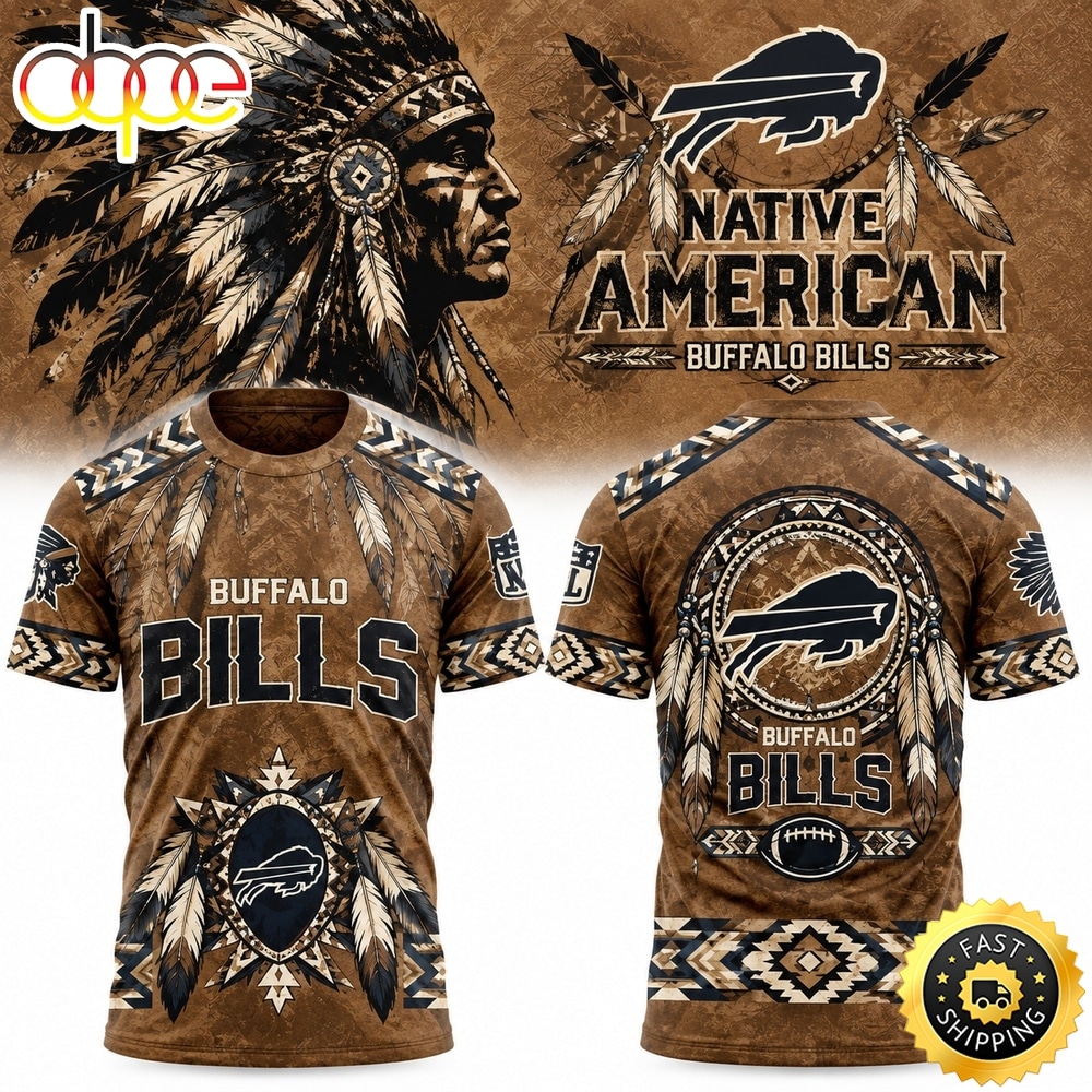 Buffalo Bills x Native American Heritage T Shirt