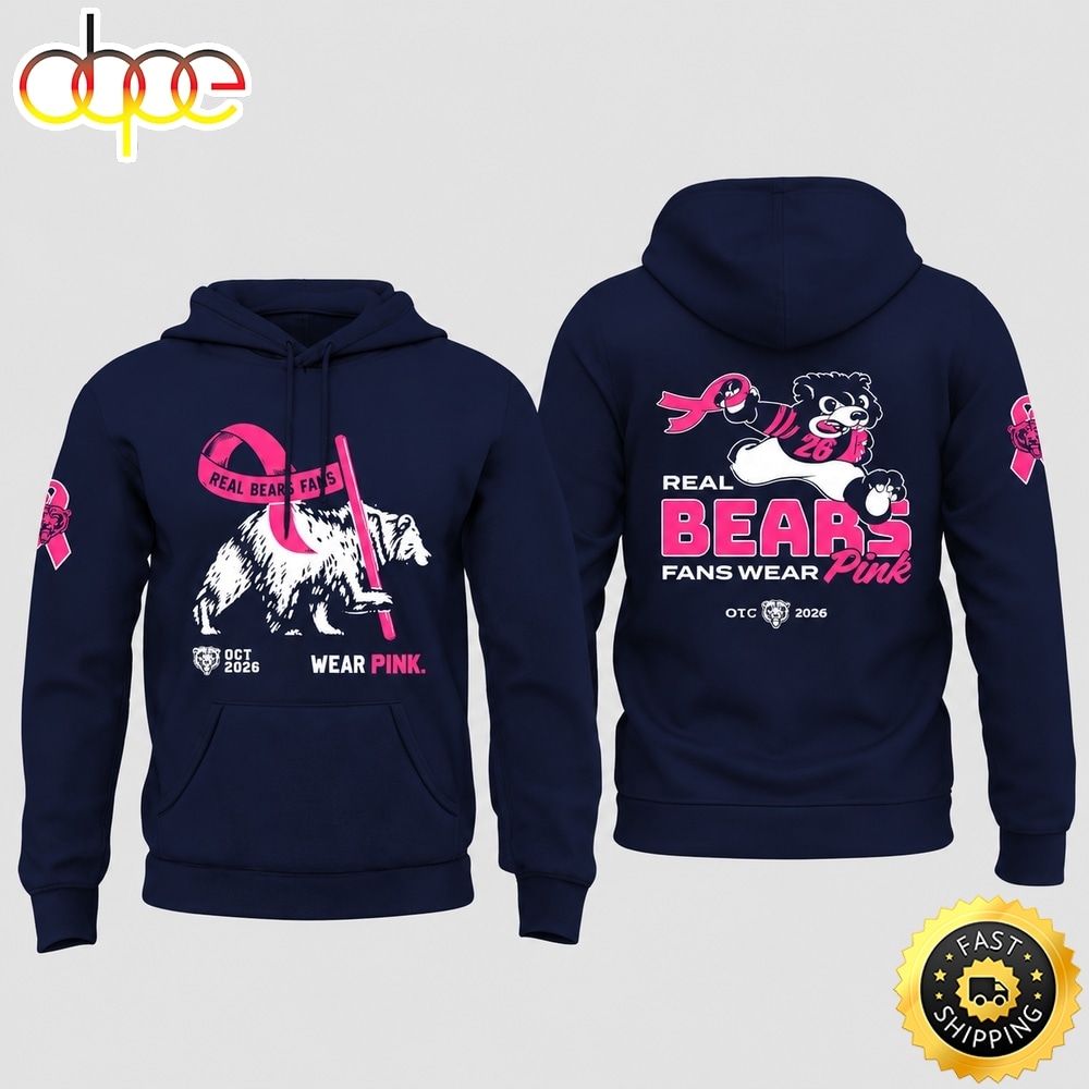 Chicago Bears Real Bears Fans Wear Premium Hoodie
