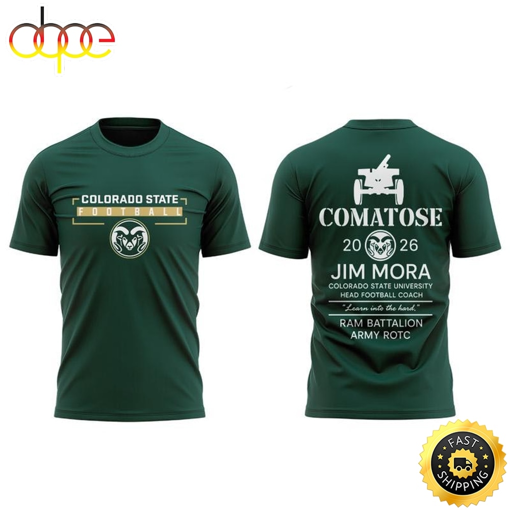 Colorado State Rams Football Jim Mora Border War Ceremony 2026 T Shirt