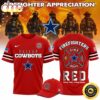 Dallas Cowboys x Firefighter Appreciation Night 2026 Limited Edition T Shirt