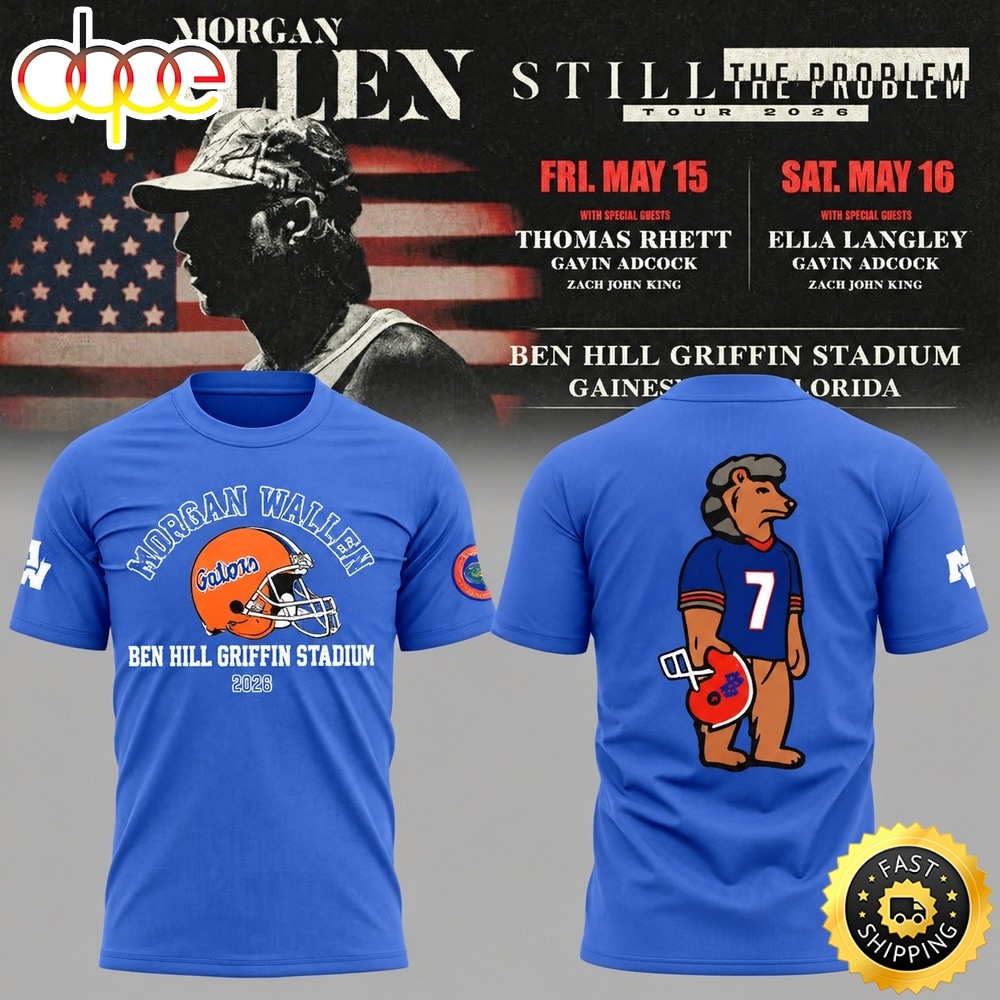 Florida Gators x Morgan Wallen Still the Problem Tour 2026 T Shirt