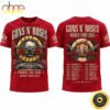 Guns N Roses x Texas Rangers Globe Life Field 2026 Concert Tour T Shirt