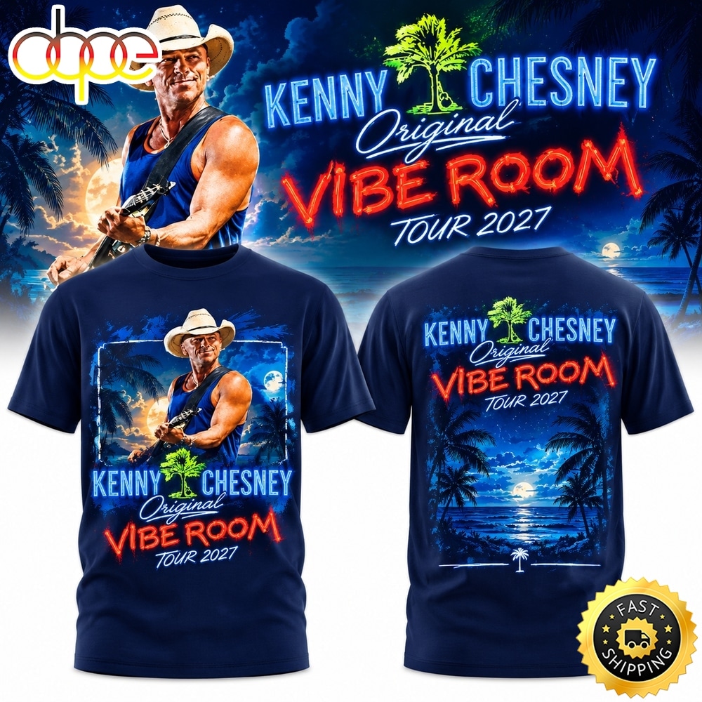 Kenny Chesney Original Vibe Room Tour 2027 Limited Edition T Shirt