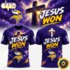 Minnesota Vikings x Jesus Won 2026 Special New T Shirt Minnesota Vikings x Jesus Won 2026 Special New T Shirt