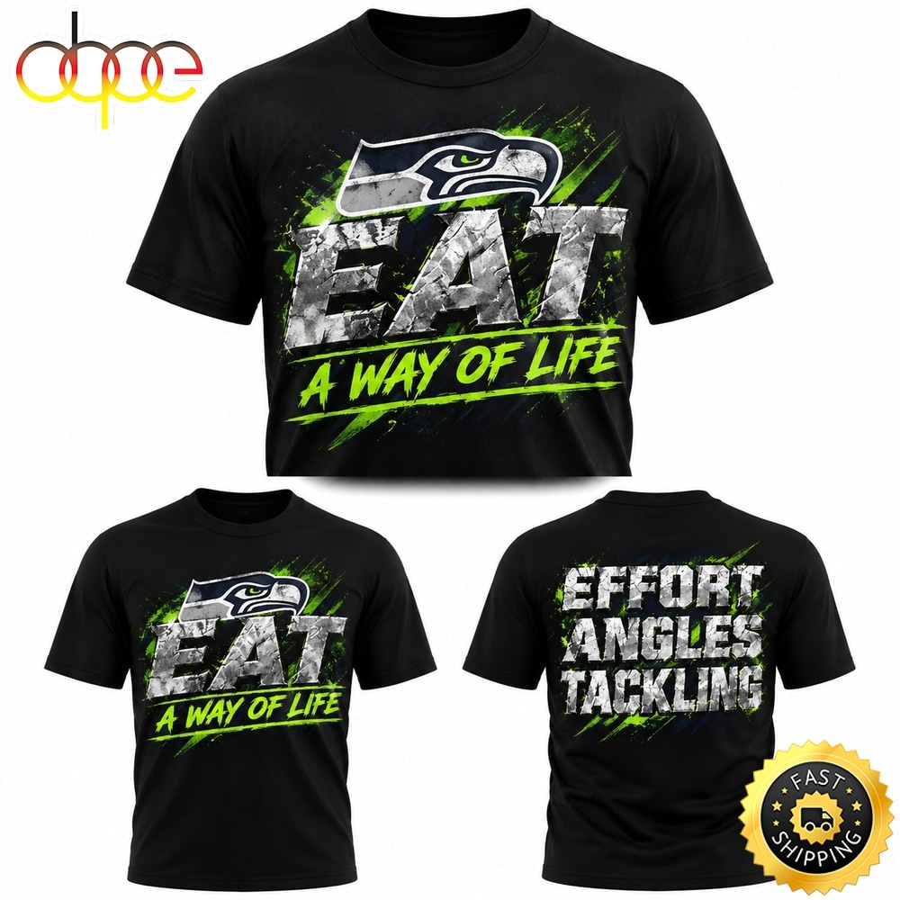 Seattle Seahawks Mike Macdonald Eat A Way Of Life 2026 3D Shirt