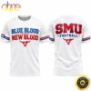 SMU Mustangs Football Blue Blood New Blood 2026 T Shirt