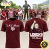 Texas A&M Aggies Honoring Coach R.C. Slocum 2026 Red T Shirt Texas A&M Aggies Honoring Coach R.C. Slocum 2026 Red T Shirt