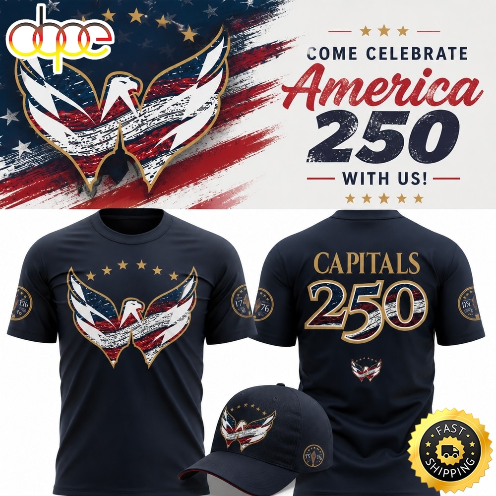 Washington Capitals Come Celebrate America250 T Shirt
