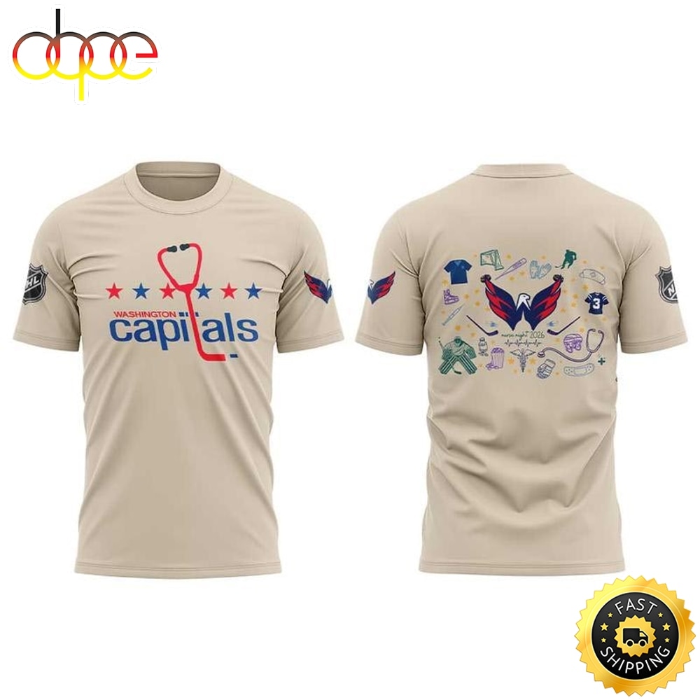 Washington Capitals x Nurse Appreciation Night 2026 Special New T Shirt