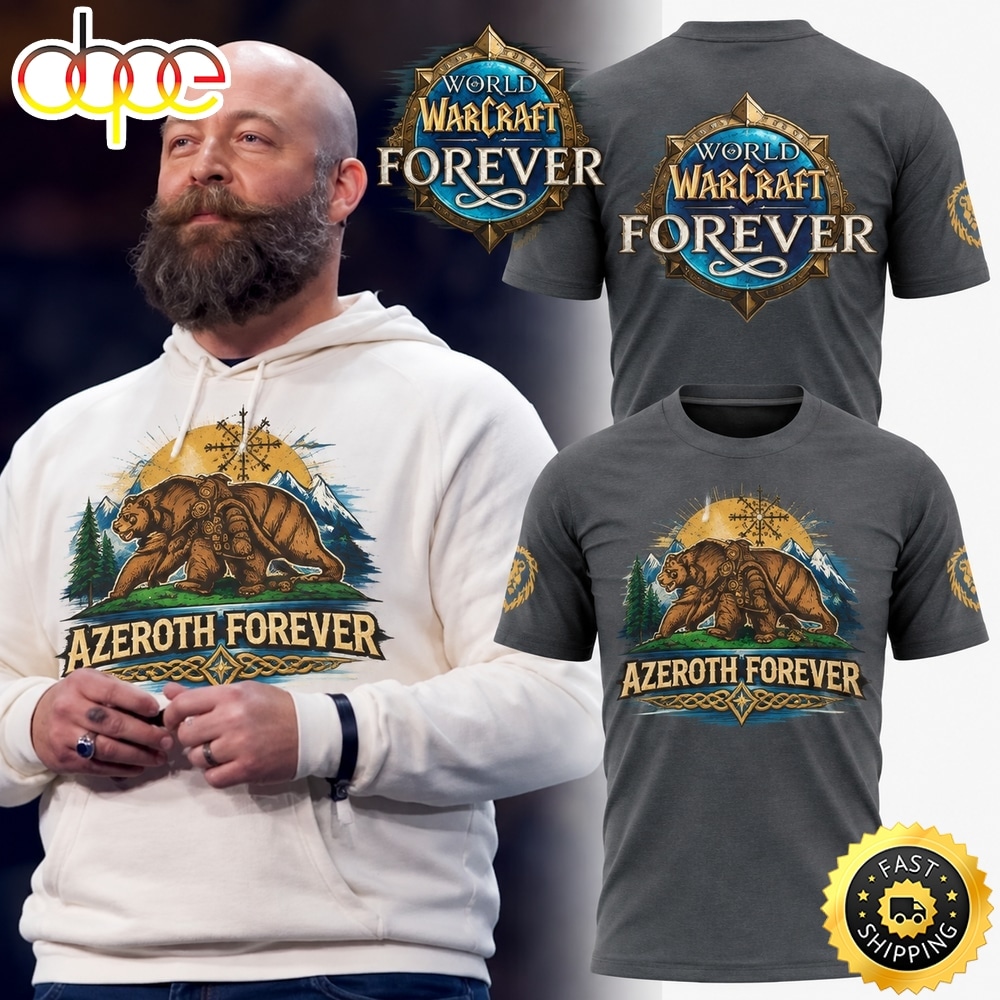World Of Warcraft Azeroth Forever 2026 3D Shirt