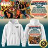 Aerosmith California Dream On Tour White Hoodie