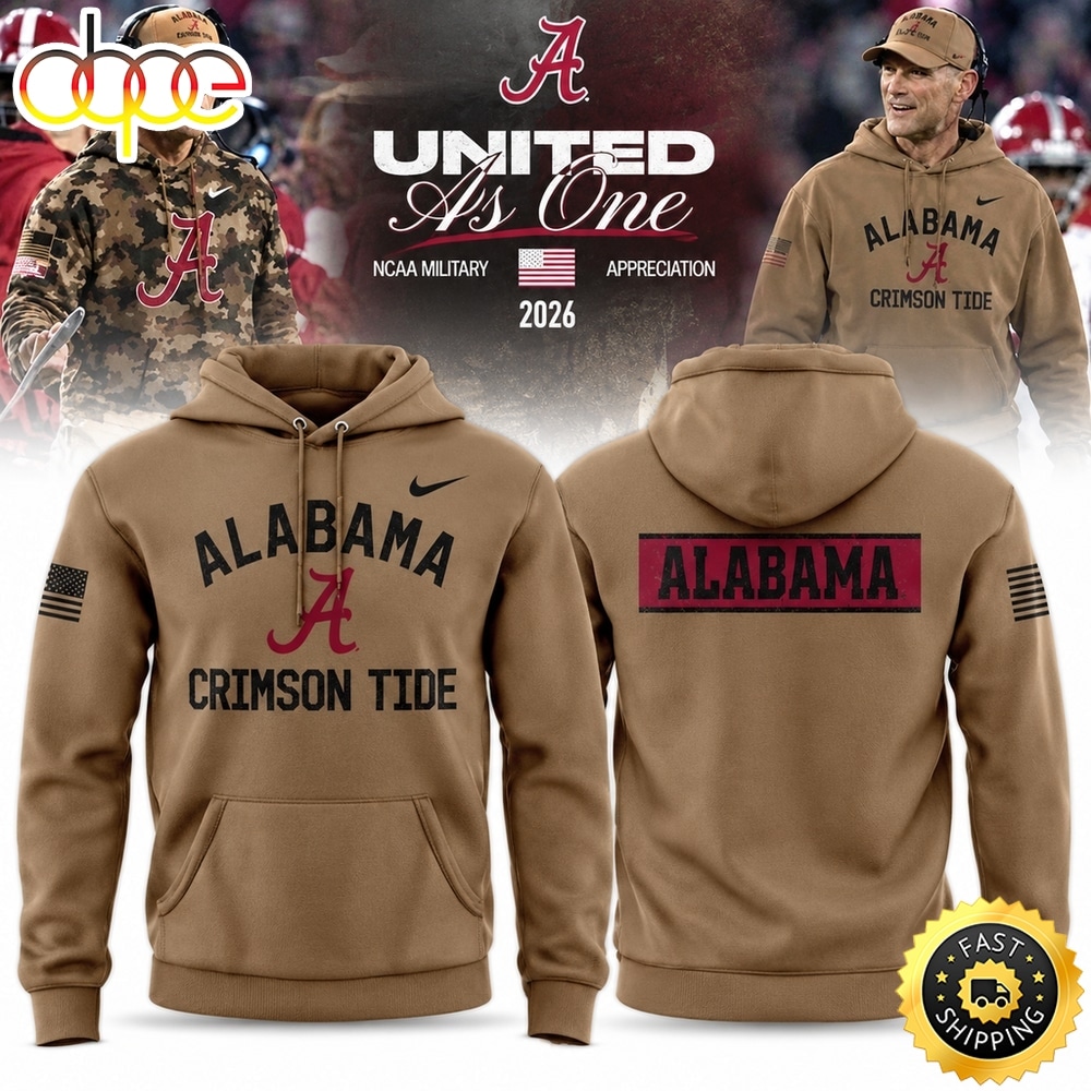 Alabama Crimson Tide 2026 Military Appreciation Hoodie