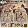 Alabama Crimson Tide Veterans Day 2026 250 Years of Freedom Personalized Hoodie