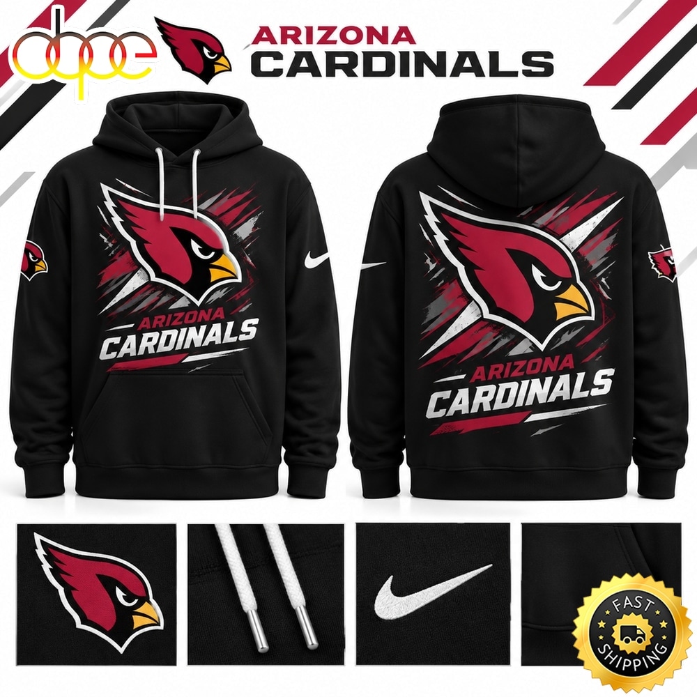 Arizona Cardinals 2026 NFL Crucial Catch Intercept Cancer Limited Edition Hoodie