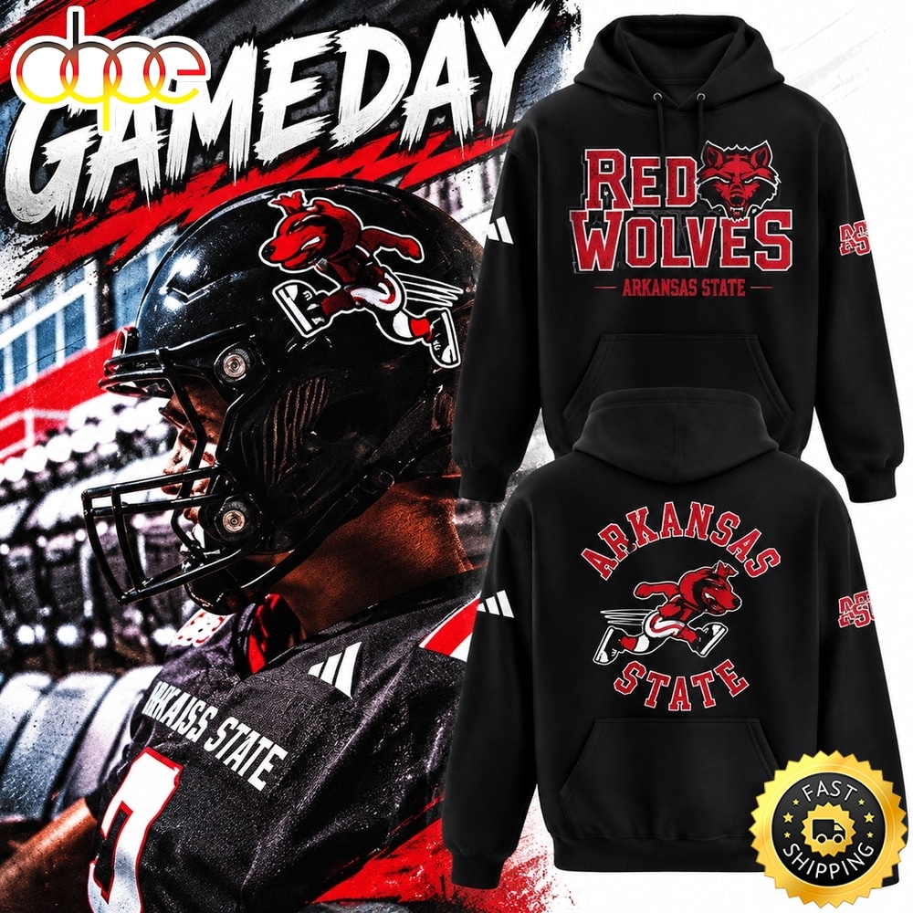 Arkansas State Football Runnin’ Howl Hoodie