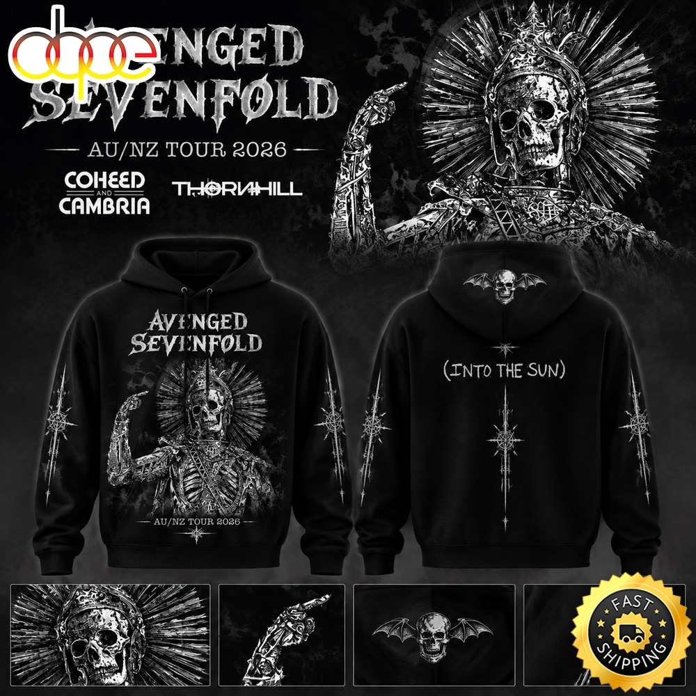 Avenged Sevenfold AUSNZ Tour 2026 Hoodie