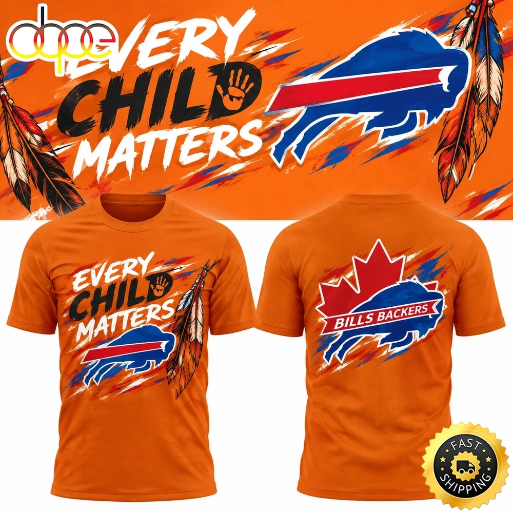 Buffalo Bills x Canada Orange Shirt Day 2026 Every Child is Master T Shirt