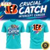 Cincinnati Bengals 2026 NFL Crucial Catch Blue T Shirt
