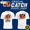 Cincinnati Bengals 2026 NFL Crucial Catch White T Shirt Cincinnati Bengals 2026 NFL Crucial Catch White T Shirt