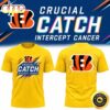 Cincinnati Bengals 2026 NFL Crucial Catch Yellow T Shirt