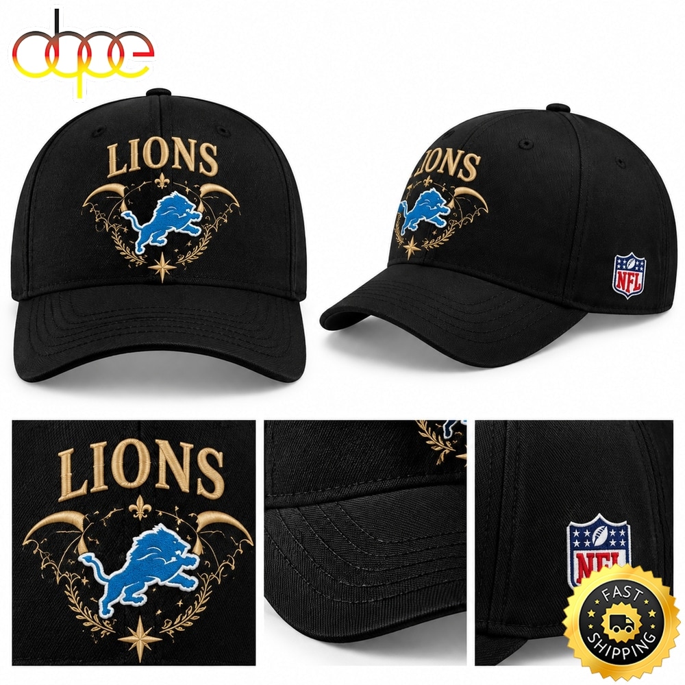 Detroit Lions x Fourth Wing Night 2026 Black Cap