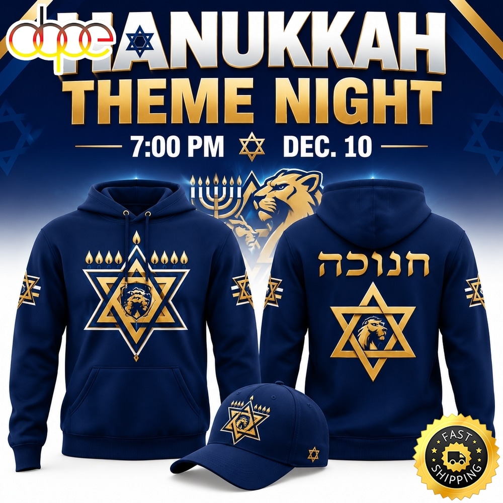 Florida Panthers Hanukkah Theme Night 2026 Hoodie