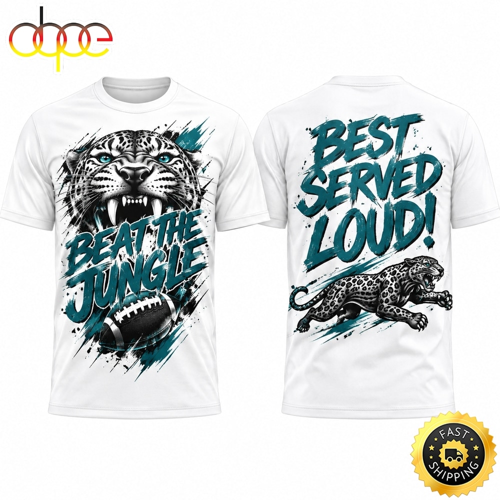 Jacksonville Jaguars Bring The Juice, Best Served Loud 3D Shirt