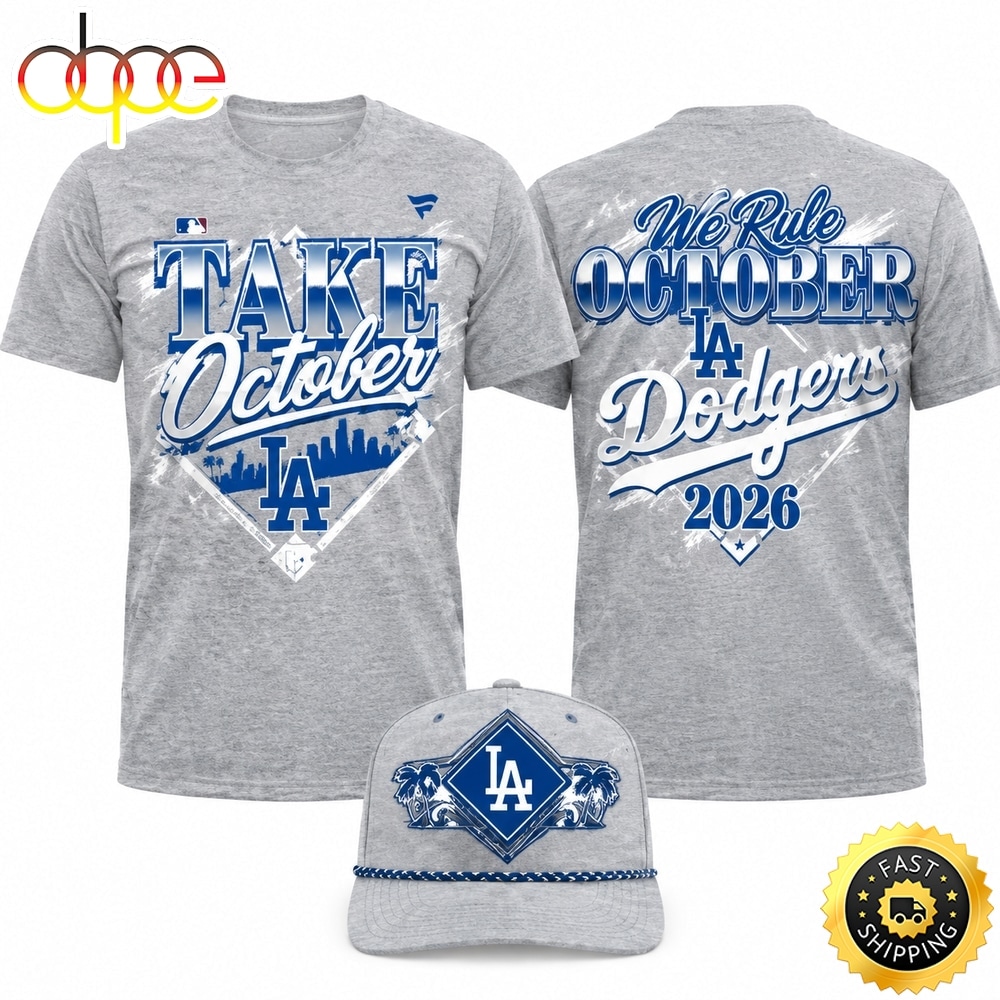 Los Angeles Dodgers Take October 2026 NL West Champions Graphic T Shirt