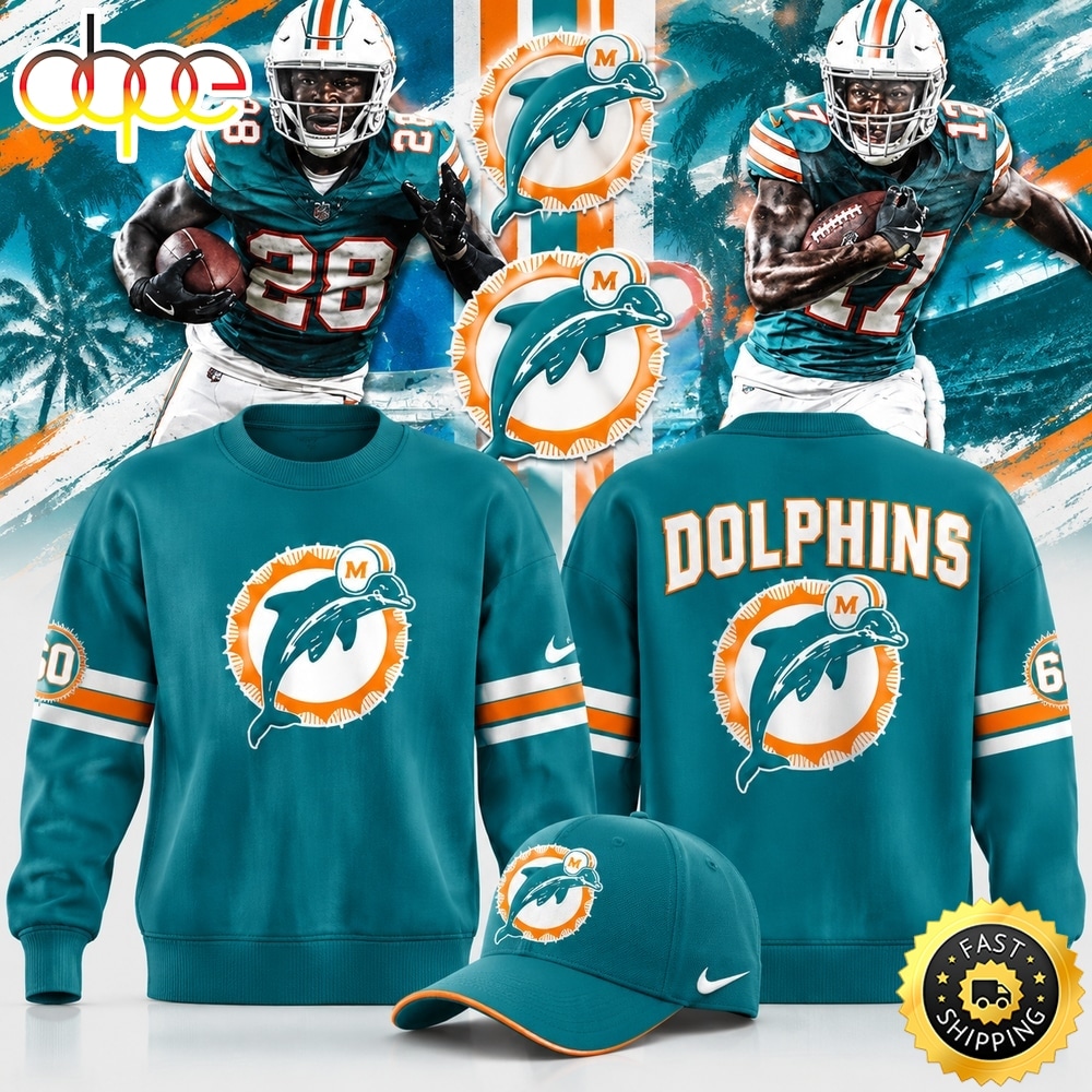 Miami Dolphins Hispanic Heritage Month 2026 Graphic Sweatshirt