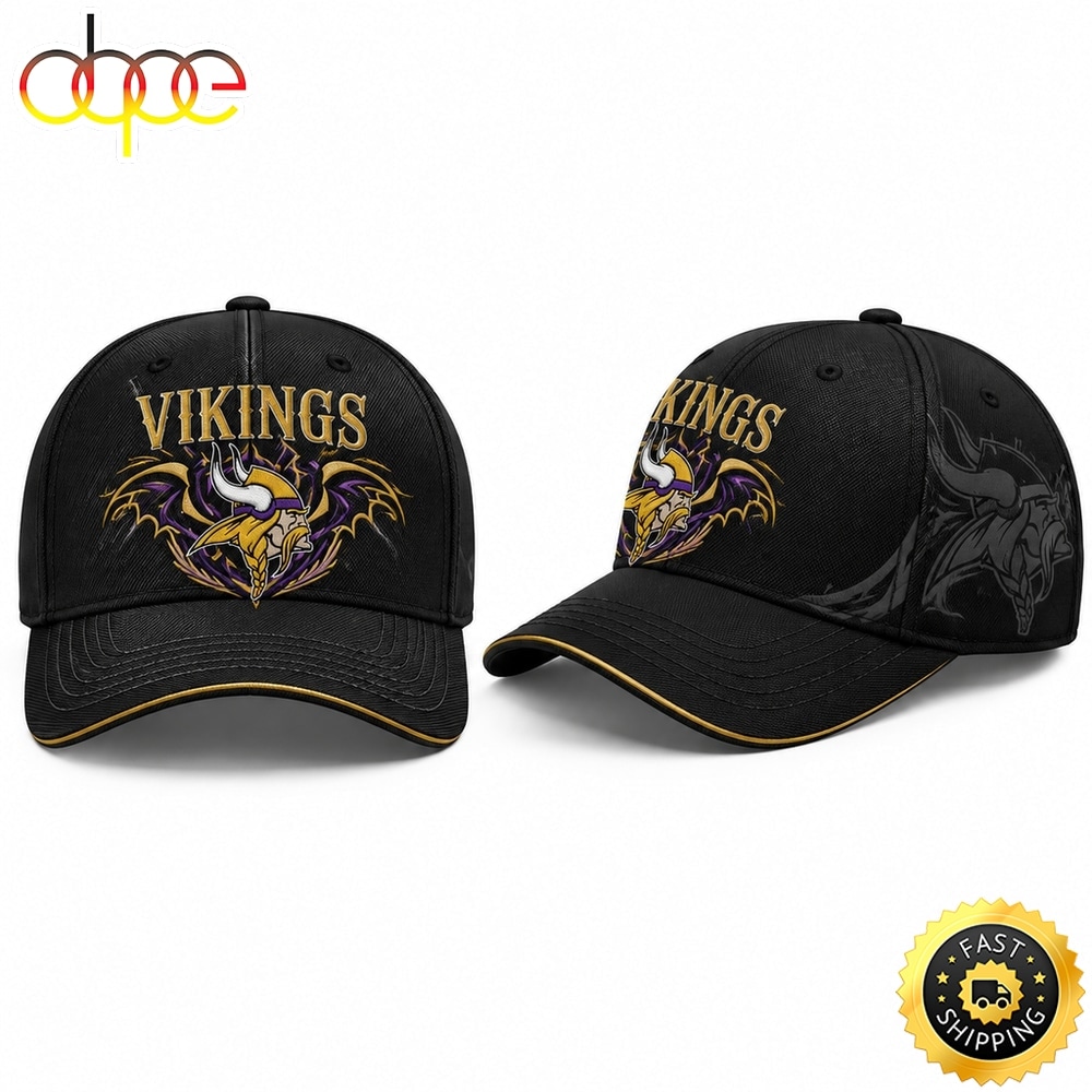 Minnesota Vikings x Fourth Wing Night 2026 Black Cap