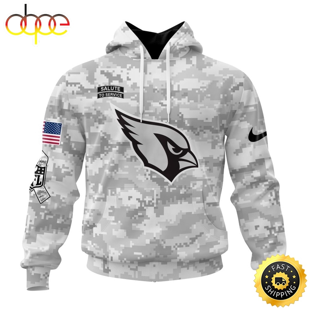 NFL Arizona Cardinals Arctic Camo Salute To Service 2026 Design Hoodie, T Shirt, Sweatshirt 1