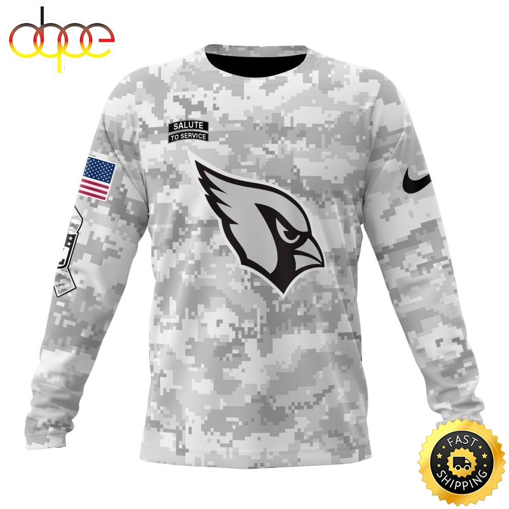 NFL Arizona Cardinals Arctic Camo Salute To Service 2026 Design Hoodie, T Shirt, Sweatshirt 2