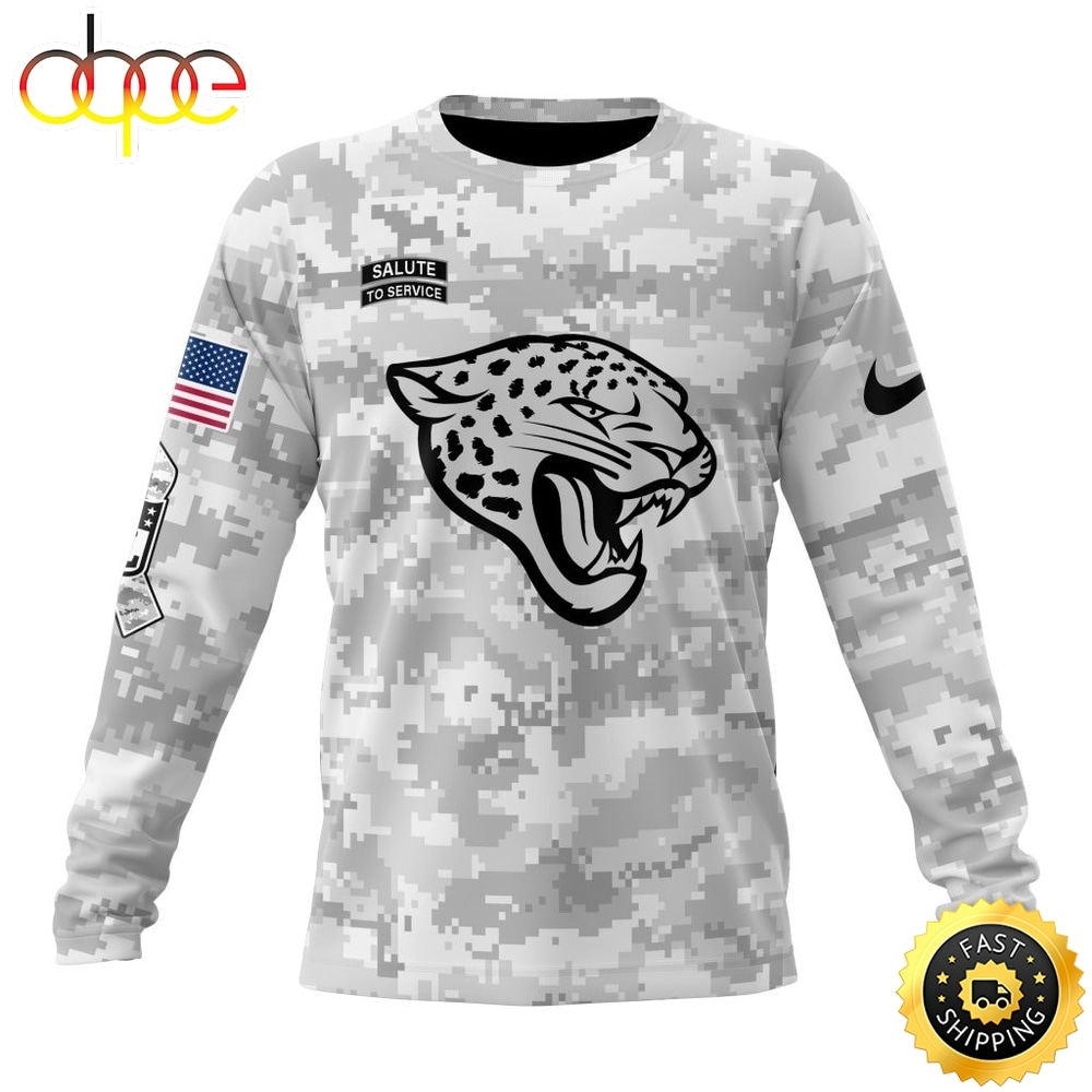 NFL Jacksonville Jaguars Arctic Camo Salute To Service 2026 Design Hoodie, T Shirt, Sweatshirt 2