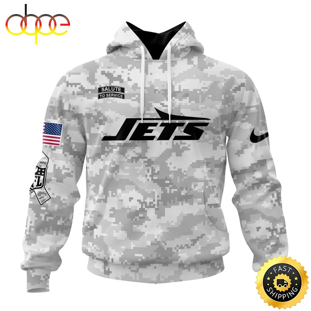 NFL New York Jets Arctic Camo Salute To Service 2026 Design Hoodie, T Shirt, Sweatshirt 1