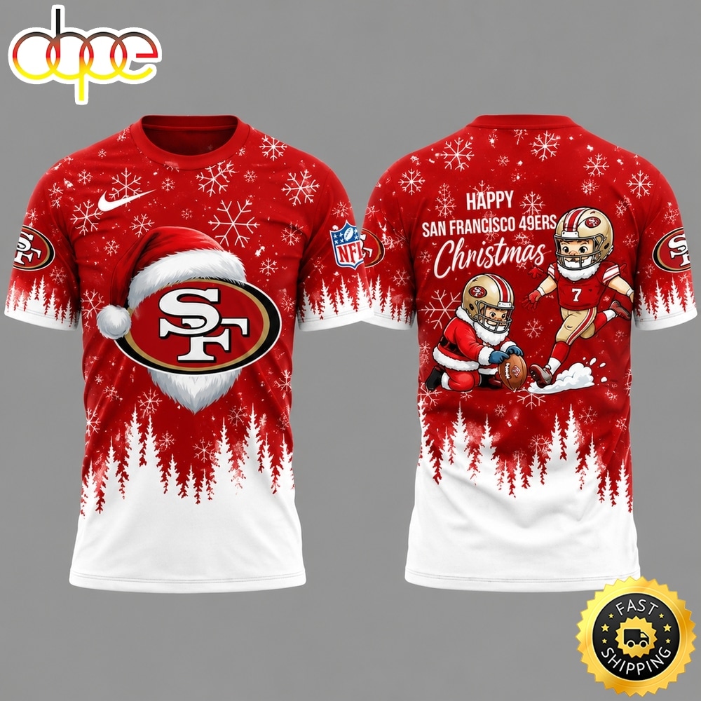 NFL San Francisco 49ers Christmas Collection 2026 3D Shirt
