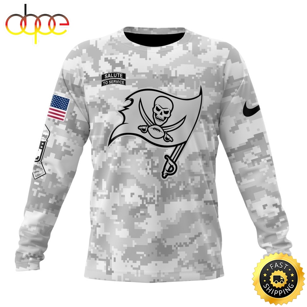 NFL Tampa Bay Buccaneers Arctic Camo Salute To Service 2026 Design Hoodie, T Shirt, Sweatshirt 2