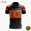 NHL Calgary Flames Halloween 2026 Design Personalized Polo Shirts 1