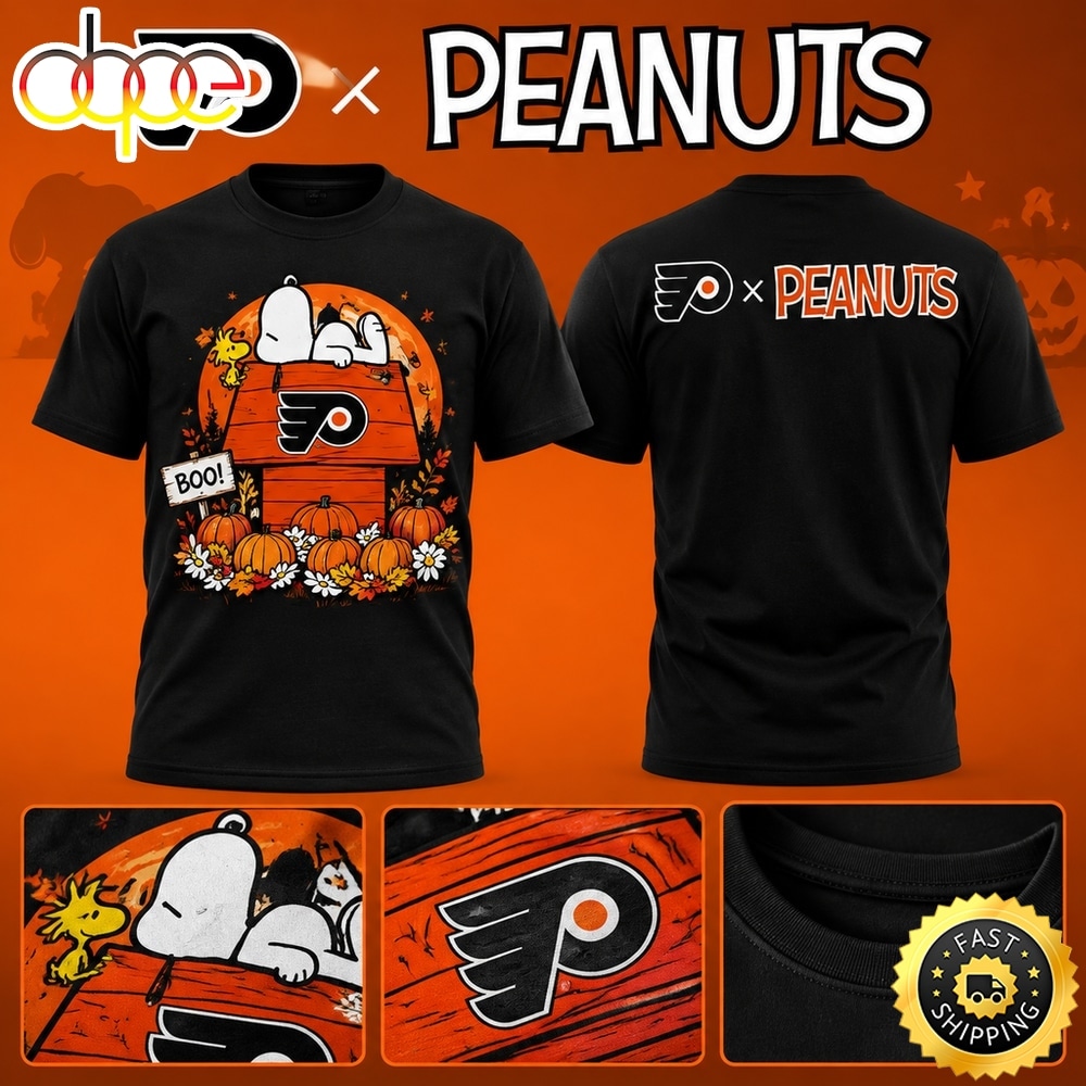 Peanuts x Philadelphia Flyers Night 2026 T Shirt