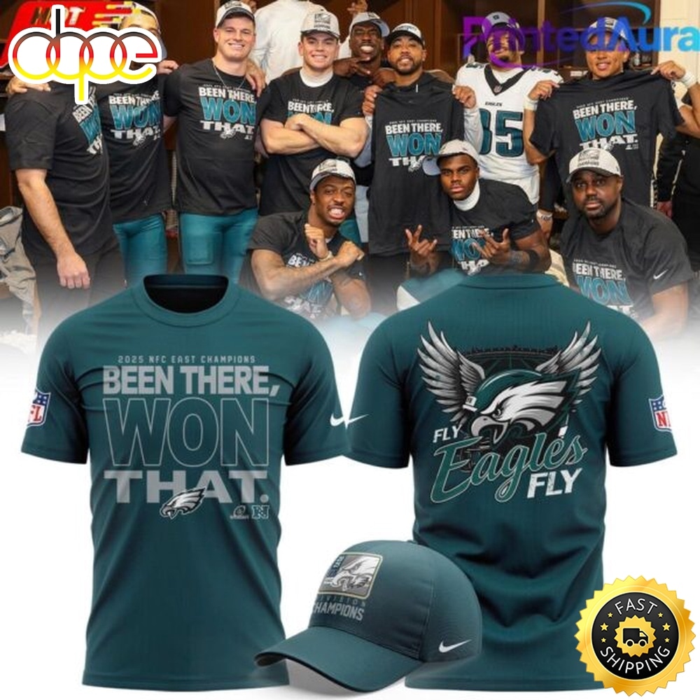 Philadelphia Eagles 2026 NFC East Division Champions 3D Shirt