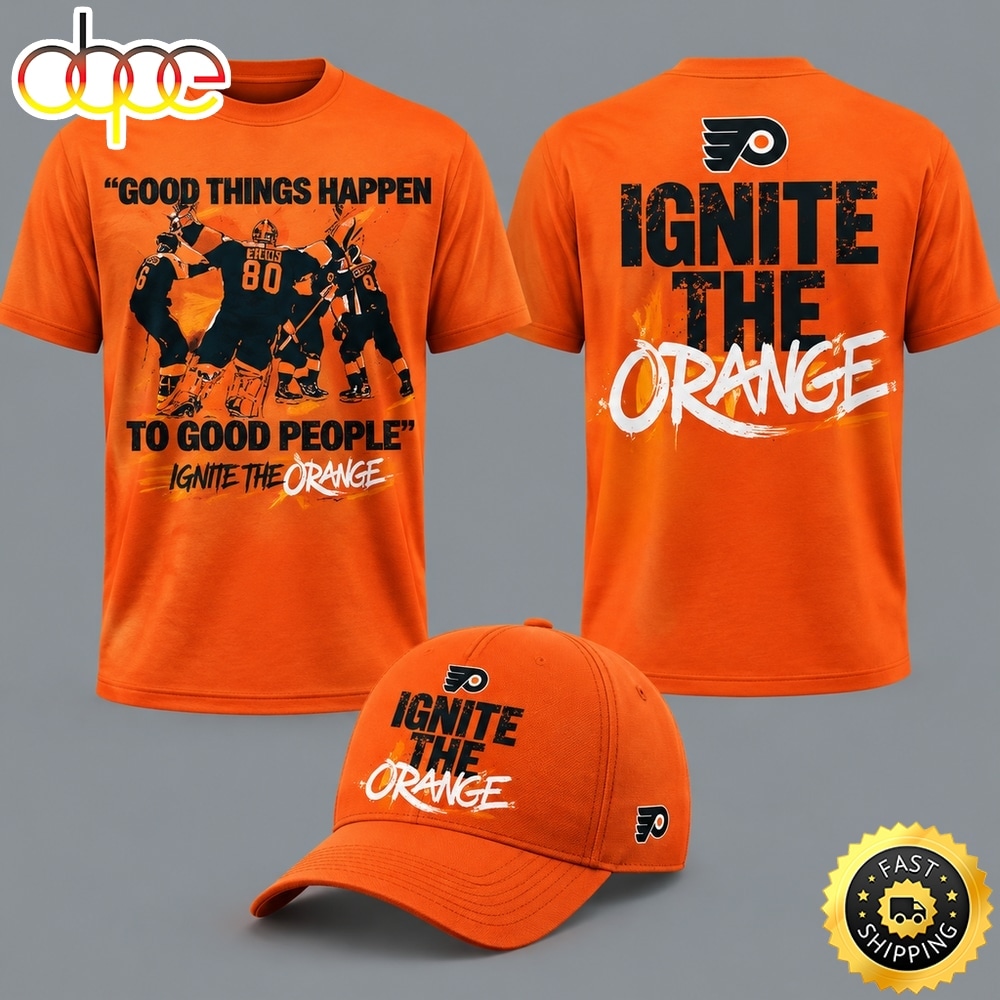 Philadelphia Flyers GOOD THINGS HAPPEN TO GOOD PEOPLE Shirt