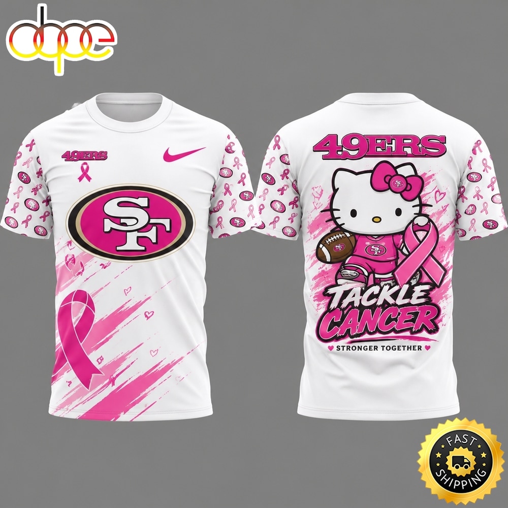 San Francisco 49ers x Hello Kitty Crucial Catch 2026 Limited Edition 3D Shirt
