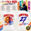 Simply Red Summer Funk ’27 White T Shirt Simply Red Summer Funk ’27 White T Shirt