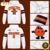Syracuse Orange Otto the Orange White Hoodie Syracuse Orange Otto the Orange White Hoodie